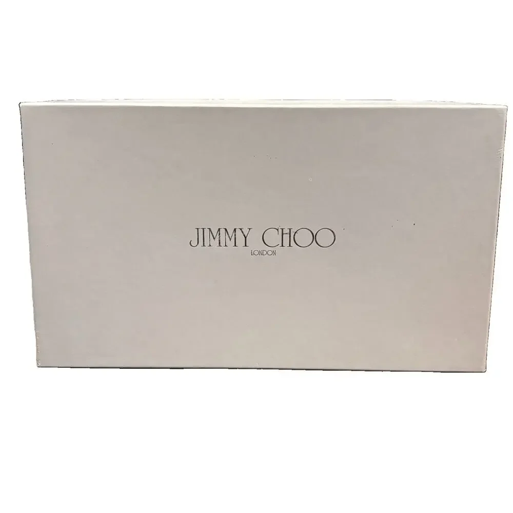 Vtg Jimmy Choo Lime Kid Leather Harness Detail Pointed Toe Kitten Heel 38.5 |8.5